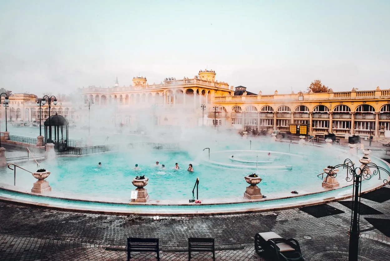 Soak it up at Szechenyi Baths