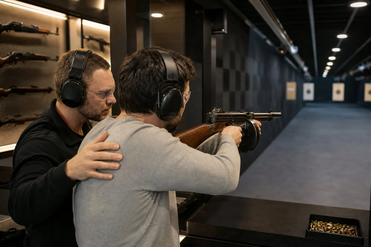 Guns you've only seen in films — and can actually fire here at Churchill Shooting Budapest